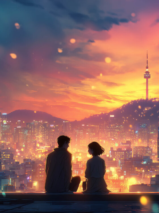 Koreański romans z szumem deszczu w tle